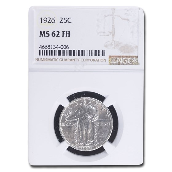 1926 Standing Liberty Quarter MS-62 NGC (FH) 1926 Standing Liberty Quarter MS-62 NGC (FH)
